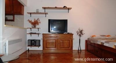 Prelijep, kompletno opremljen studio apartman, na odlicnoj lokaciji,480 m od mora, za do 4 odrasle o, Privatunterkunft im Ort Budva, Montenegro